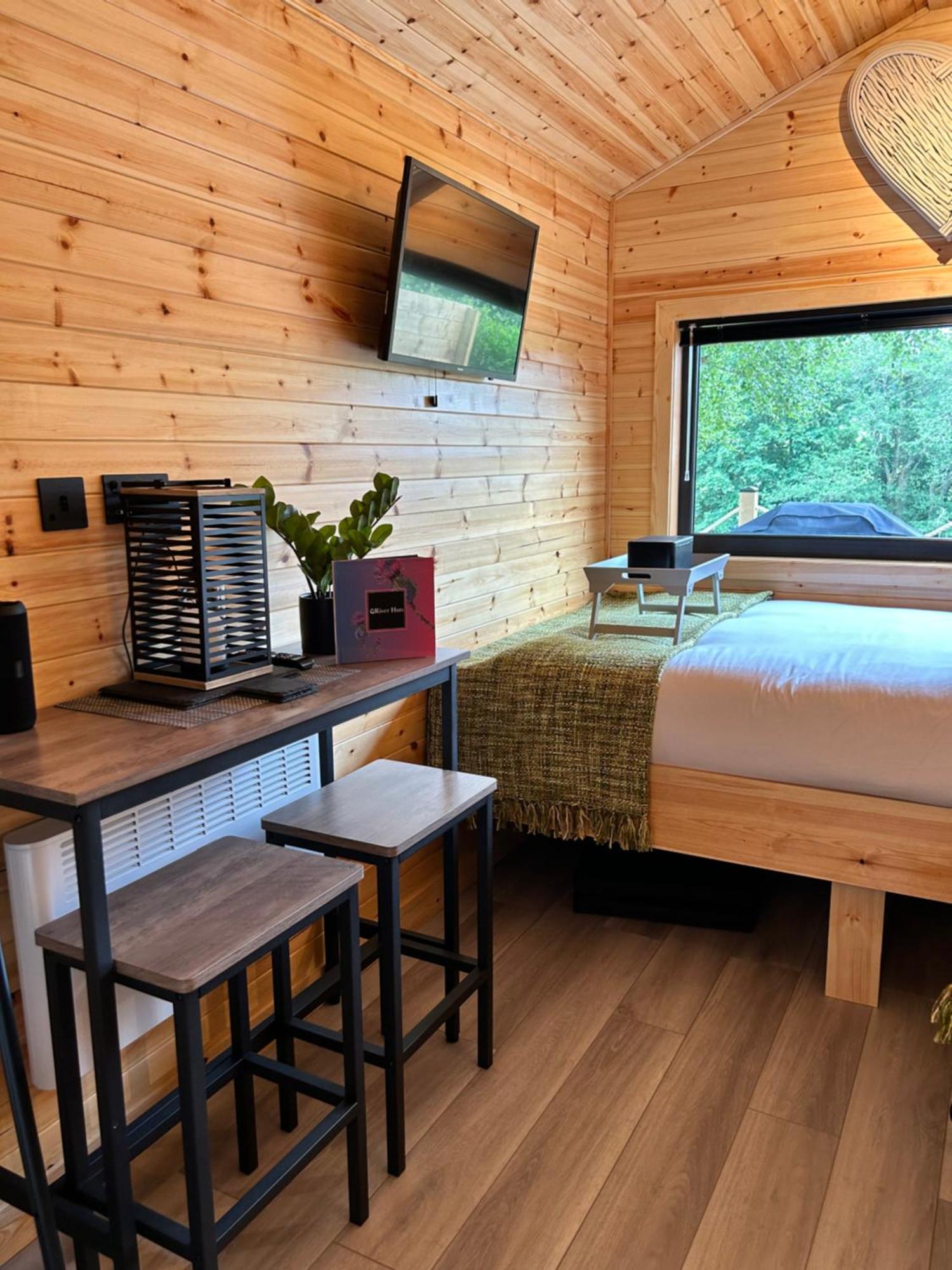 Campsite River Huts With Private Hot Tubs